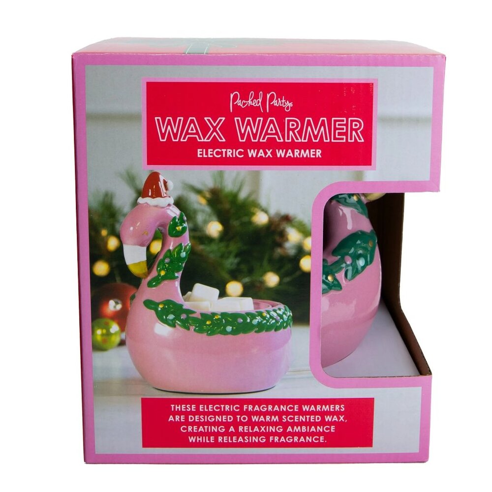 Packed Party Pink Flamingo Holiday Wax Warmer Electric New In Box - Picture 3 of 7